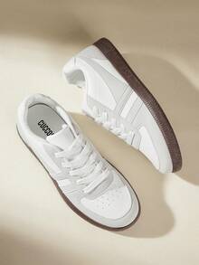 CUCCOO EASI Women's Casual Versatile Simple Commuter Shoes For Christmas - White ash 1 - View 6