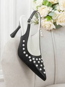 CUCCOO HITCHD Tacones altos de 9 cm con encaje y diseño calado para mujeres, estilo europeo y americano - Negro - Ver 12