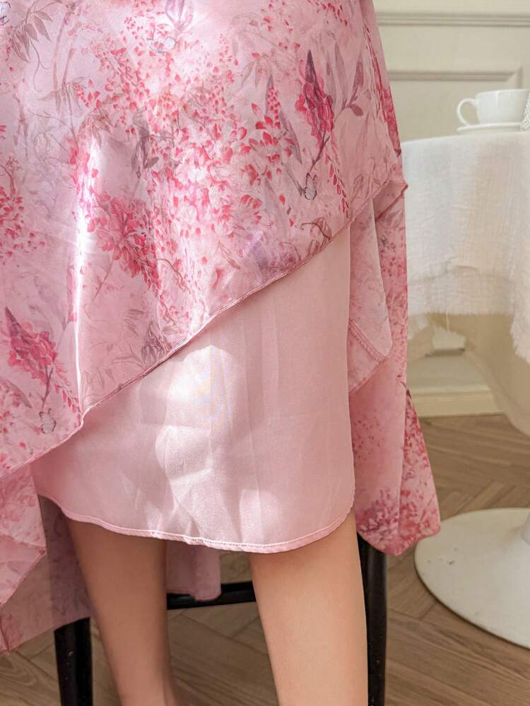 Women's Elegant Commuter Floral Print Dress Sundress Summer