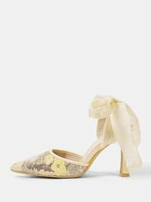 CUCCOO HITCHD Women Pumps - Gold - View 8