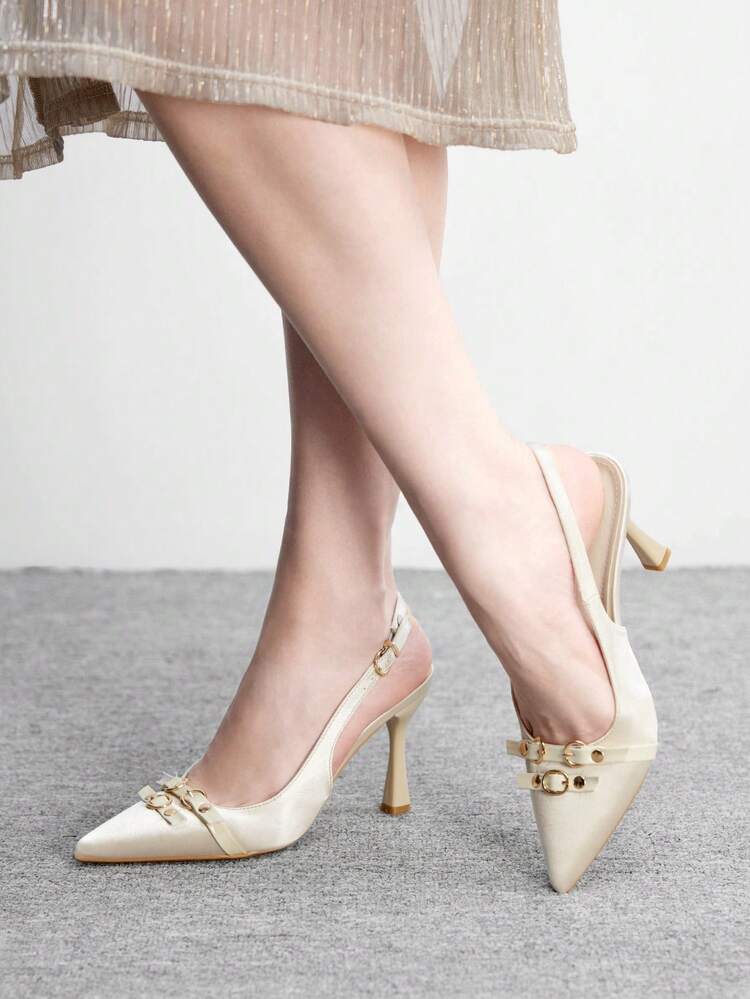 CUCCOO BIZCHIC Women's Elegant Pointed Toe Pumps, Suitable For Commuting Spring Shoes