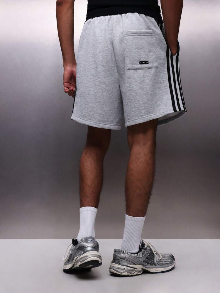 PLAYBOY X SUMWON Jersey Shorts With Side Stripes And Logo