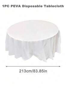 1 chiếc khăn trải bàn tròn bằng nhựa nhiều màu dùng một lần kích thước 84 inch, khăn trải bàn tròn hoàn hảo cho tiệc sinh nhật, đám cưới, ngày lễ, tiệc năm mới 2025, trang trí bàn tại nhà, khăn lau đường kính 213cm, khăn trải bàn trang trí ngày lễ tình nhân - Nhiều màu - Xem 21