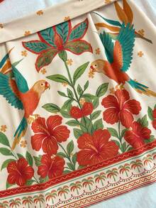 Travachic 女士纯色露脐吊带背心和印花侧系带半身裙度假套装 - 彩色 - 查看 7