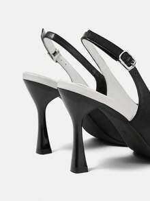 CUCCOO HITCHD Tacones altos de 9 cm con encaje y diseño calado para mujeres, estilo europeo y americano - Negro - Ver 11