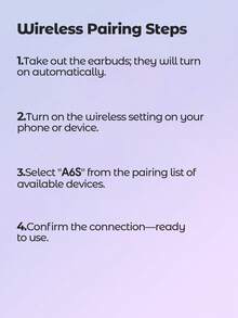 Teckwe Wireless Earbuds, Mini Music Earbuds, In-Ear Wireless Headphones With Charging Case, No Cable, Capacitive Microphone, Noise Cancellation, Volume Control, Candy Color Earbuds - one-size - View 6