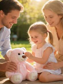 POKOJA LAND Gấu bông Teddy mềm mại đáng yêu - Món quà hoàn hảo cho bé trai và bé gái nhân dịp sinh nhật, Giáng sinh. - Nhiều màu - Xem 13