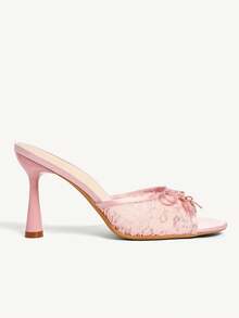 CUCCOO CHICEST Giày sandal cao gót dành cho nữ - Hồng - Xem 5