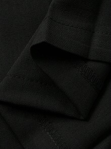 DAZY Women's Solid Color Pleated Casual Versatile Date/Travel Mini Skirt Summer - Black - View 6