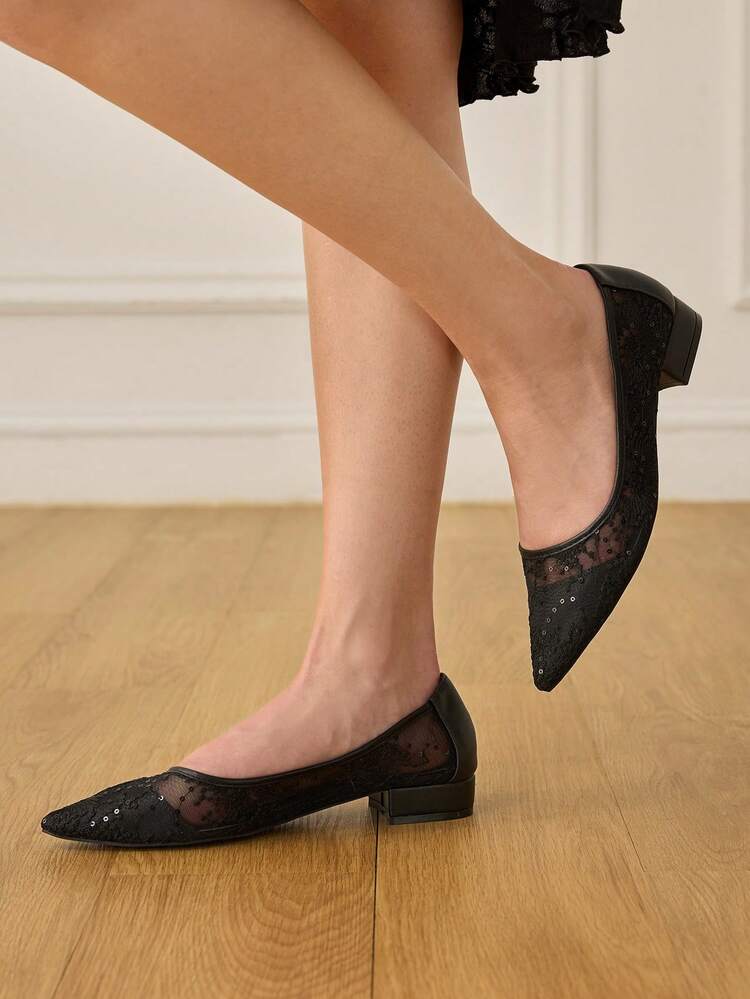 CUCCOO HITCHD Women Shoes Classic Fashion Wedding Women's Flat Shoes White Mesh Breathable Elegant Commuter Women's Shoes Wedding Dress Wear Women's Shoes Wedding Shoes Spring Shoes Bride Shoes