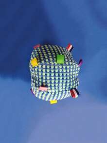 PETSIN 1个全新响亮撞击球形狗狗玩具，可滚动、咀嚼和啃咬。一款能让狗狗缓解压力、尽情玩耍的娱乐玩具。宠物狗玩具。 - 彩色 - 查看 10