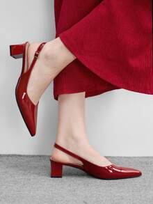 CUCCOO BIZCHIC Women Heeled Sandals - Red - View 1