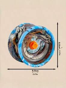 1pc/2pcs/3pcs/4pcs Metal YoYo Ball Toy Alloy Beginner YoYo Sleeping Yo-Yo Spinning Toy - Multicolor - View 2