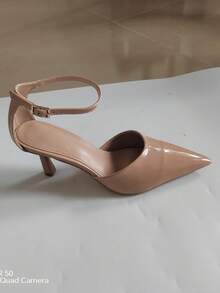 CUCCOO BIZCHIC Elegantes y de moda, zapatos de tacón alto con punta afilada y hebilla - Albaricoque - Ver 15