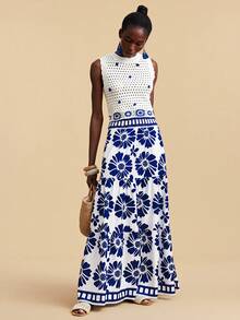 Travachic Women's Floral Print High Waist Ruffle Hem Casual Skirt - Multicolor - View 3