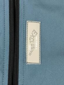 Manfinity Homme Men's Baseball Collar Zip-Up Casual Versatile Daily Wear Long Sleeve Jacket - Baby Blue - View 5