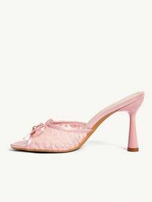 CUCCOO CHICEST Giày sandal cao gót dành cho nữ - Hồng - Xem 6