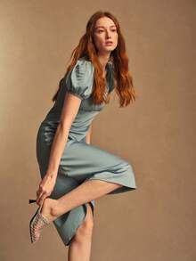 Rosivie Women's Fashionable Hollow-Out High Heel Sandals, Summer - White - View 6