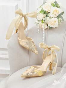 CUCCOO HITCHD Women Pumps - Gold - View 2