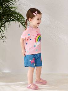 Cozy Pixies 1 Paar modische, vielseitige, süße, verspielt prinzessinrosa transparente, weiche und bequeme Strandkristall-Gitter-Sandalen im Landhaus-Stil - Babypink - Übersicht 3