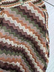 Everyssa Summer Casual Colorblock Striped Short Sleeve Dress - Multicolor - View 6