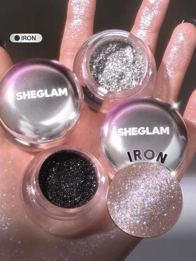 SHEGLAM Rare Metals 單色閃粉眼影-Iron 品牌 美容 化妝 化妝品 適合女性與女孩 完美搭配冬季春季 Y2K 時尚 流行 生日 情人節禮物 假期 派對準備就緒 最佳顏色