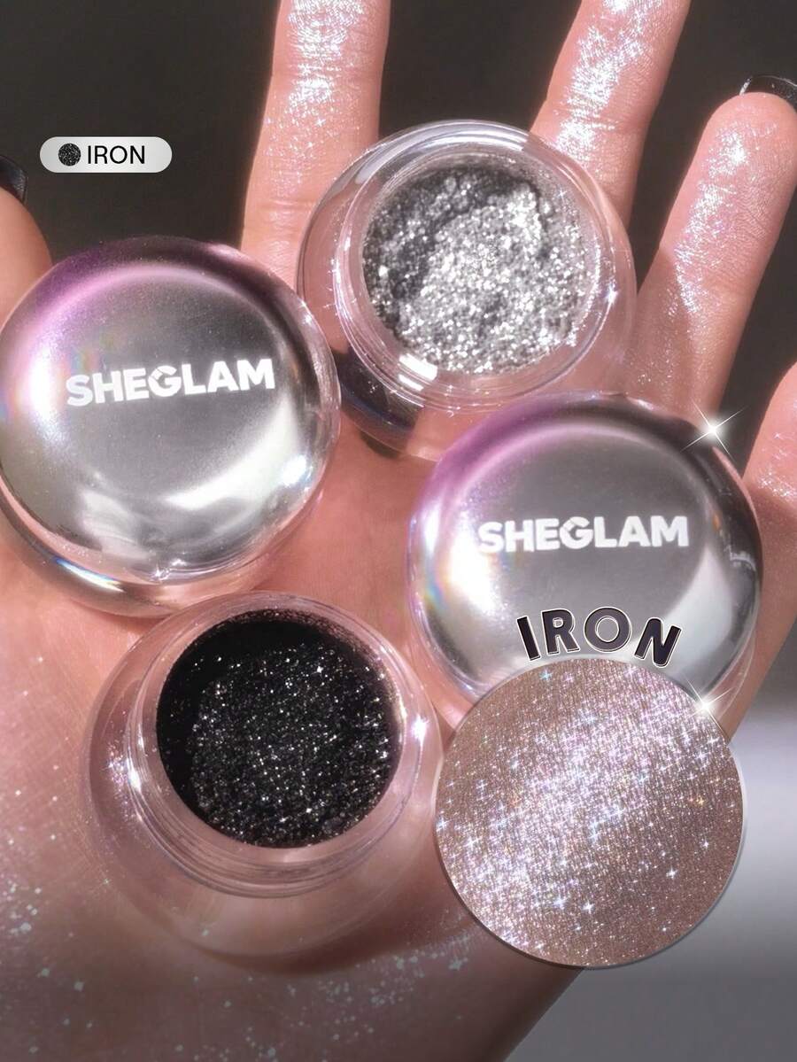 SHEGLAM Rare Metals 單色閃粉眼影-Iron 品牌 美容 化妝 化妝品 適合女性與女孩 完美搭配夏季春季 Y2K 時尚 流行 生日 母親節禮物 假期 派對準備就緒 最佳顏色 - Iron - 查看 1