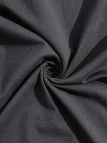 RueChic Men Cottonline Letter Printed Regular T-Shirt Set - Dark Grey - View 6