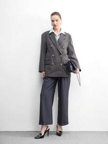 CUCCOO BIZCHIC Pointed Toe Versatile Backless Slip-On Women's Shoes - Black - View 5