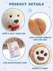 POKOJA LAND Gấu bông Teddy mềm mại đáng yêu - Món quà hoàn hảo cho bé trai và bé gái nhân dịp sinh nhật, Giáng sinh. - Nhiều màu - Xem 12