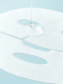 Mascarilla facial de colágeno y ácido hialurónico SlowSunday, máscara de colágeno coreana, máscara de colágeno en gel, hidratación profunda, mejora la elasticidad, suaviza la piel, K-Beauty, para el invierno, cuidado de la piel, Y2K, Año Nuevo, para el Día de San Valentín, regalo de San Valentín, regalo del Día de San Valentín, para el Ramadán, reuniones y regalos del Festival del Ramadán, ideal para fiestas - Azul y blanco - Ver 7