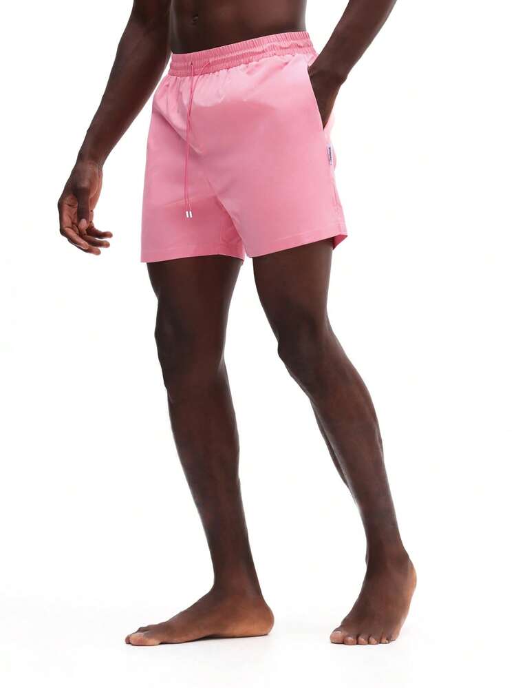 Men Swim Trunks With Elastic Waistband And Side Pockets For Beach Swimming Pool Summer Vacation Water Sports