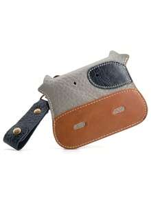 Joivida 1pc Cute Cow Leather Wallet - Rural Style Cow Themed Washable Wallet With Wristband, Snap Closure, Card Slot And Change Bag, Wet Wipe Lining (Imitation Leather) - Travel And Daily Use Cow Pattern Wallet - Multicolor - View 6