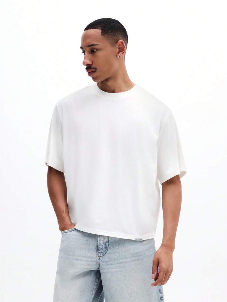 イタリアングレーププリント半袖Tシャツ