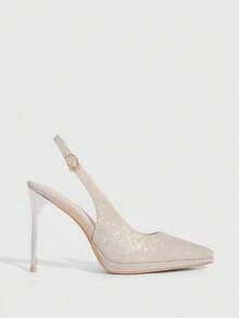 CUCCOO SZL Elegante spitze Damen High Heels - Gold - Übersicht 4