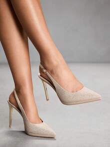 CUCCOO SZL Elegante spitze Damen High Heels - Gold - Übersicht 8