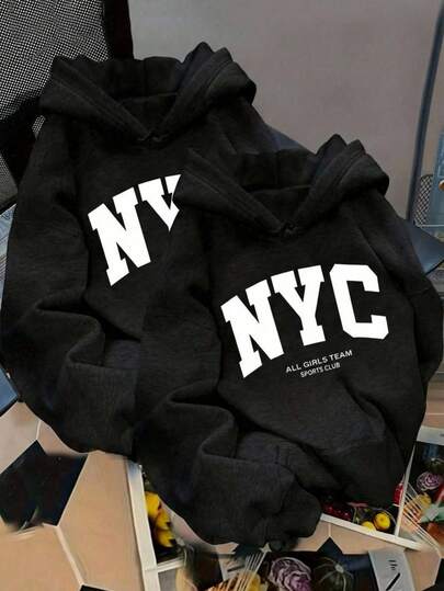 Sudadera mujer estilo casual flores arte impresión creativa poliéster gris ajuste holgado capucha manga larga otoño invierno uso diario sudadera