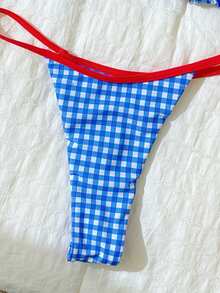 Swim Mod Women's Summer Random Print Halter Bikini Set - Multicolor - View 8