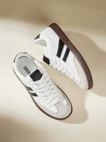 CUCCOO EASI Zapatos planos versátiles y de moda para mujer - Ceniza blanca 5 - Ver 6