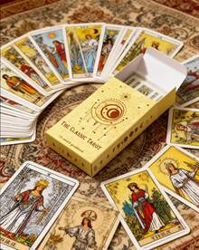 MINKOJA 1-Pack The Classic Tarot Deck With Guidebook - 78 Cards Full Set, Mystical Design, Perfect For Beginners & Professionals - THE CLASSIC TAROT - View 2
