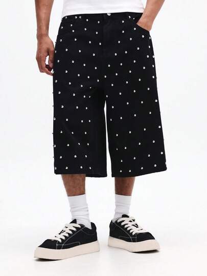 SUMWON Men Denim Shorts