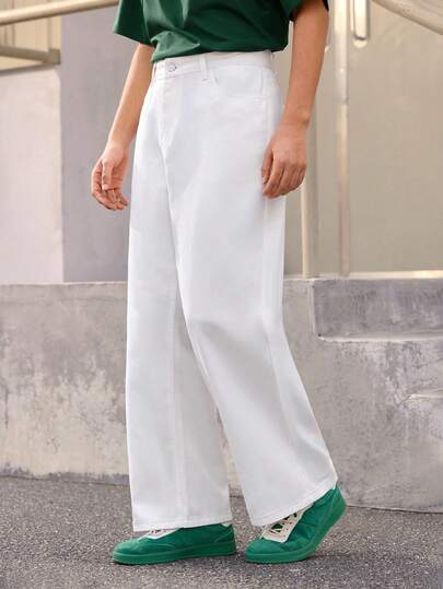 Open Phase HEHCN 男士口袋阔腿休闲宽松牛仔裤，黑色街头风百搭长裤，适合送给丈夫、男友，复古美式，男女皆宜，宽松版型夏季服装——适合日常穿着和夏季度假穿着。