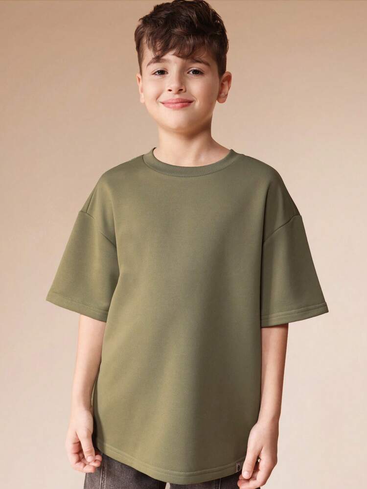 Oversized T-Shirt With Scripted Logo Print