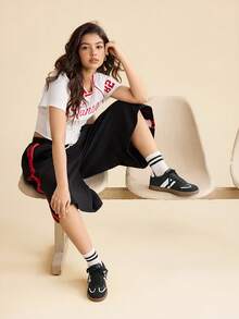 CUCCOO EASI 2026 Nuevos zapatos deportivos casuales versátiles de primavera para mujer, zapatillas deportivas de suela plana - Pu negro - Ver 8