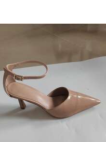 CUCCOO BIZCHIC Elegantes y de moda, zapatos de tacón alto con punta afilada y hebilla - Albaricoque - Ver 13