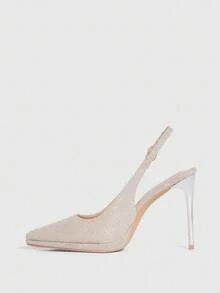 CUCCOO SZL Elegante spitze Damen High Heels - Gold - Übersicht 9