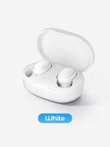 Teckwe Wireless Earbuds, Mini Music Earbuds, In-Ear Wireless Headphones With Charging Case, No Cable, Capacitive Microphone, Noise Cancellation, Volume Control, Candy Color Earbuds - one-size - View 11