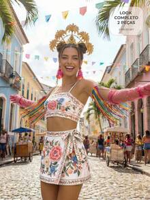 CAJUNI 花卉最佳搭配系列热带假期 - 彩色 - 查看 7