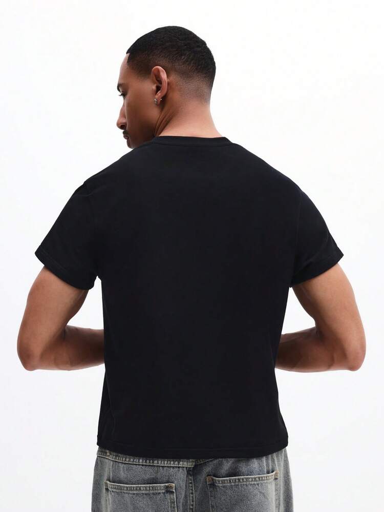 Graphic T-Shirt With Pool Table Print