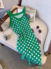 GlowEve Women's Polka Dot Casual Daily Date Outing Short Dress - Multicolor - View 1